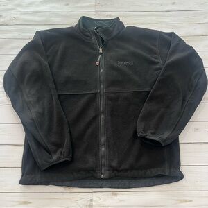 Marmot Black Performance Jacket Full-Zip Fleece Men’s Sz L